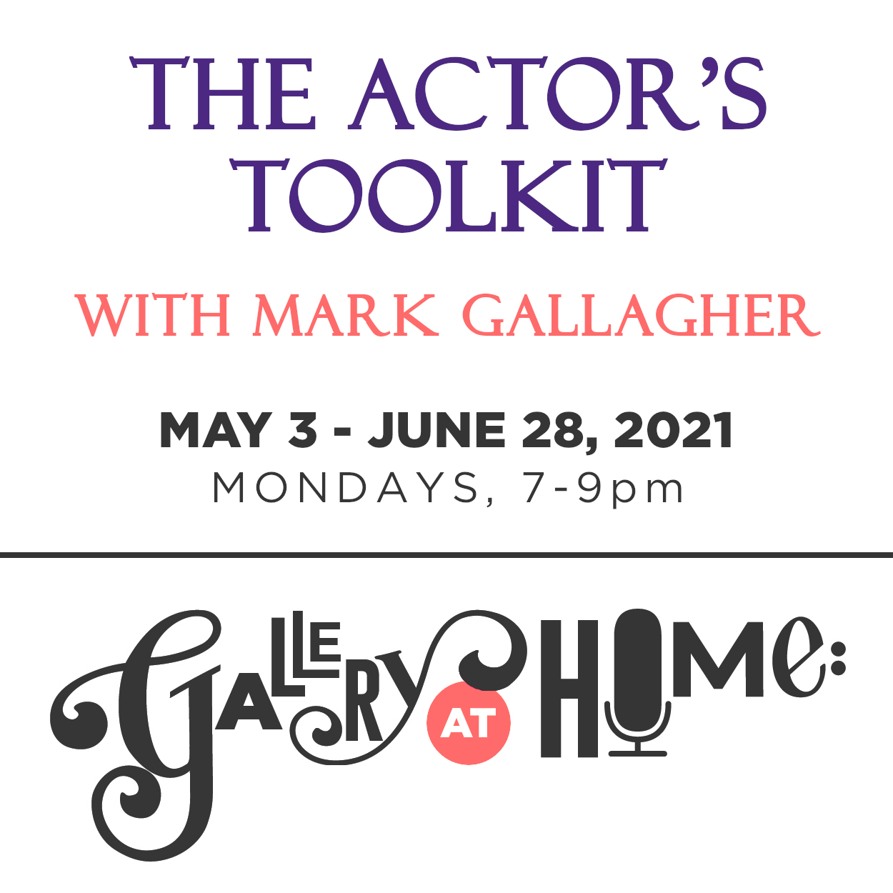 The Actor's Toolkit